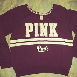 VS Pink oversize sweatshirt Large